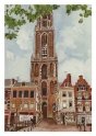 Domtoren  vanaf de Zadelstraat