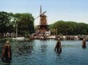 Haarlem_-_Spaarne_met_molen_1900_---nov-2009